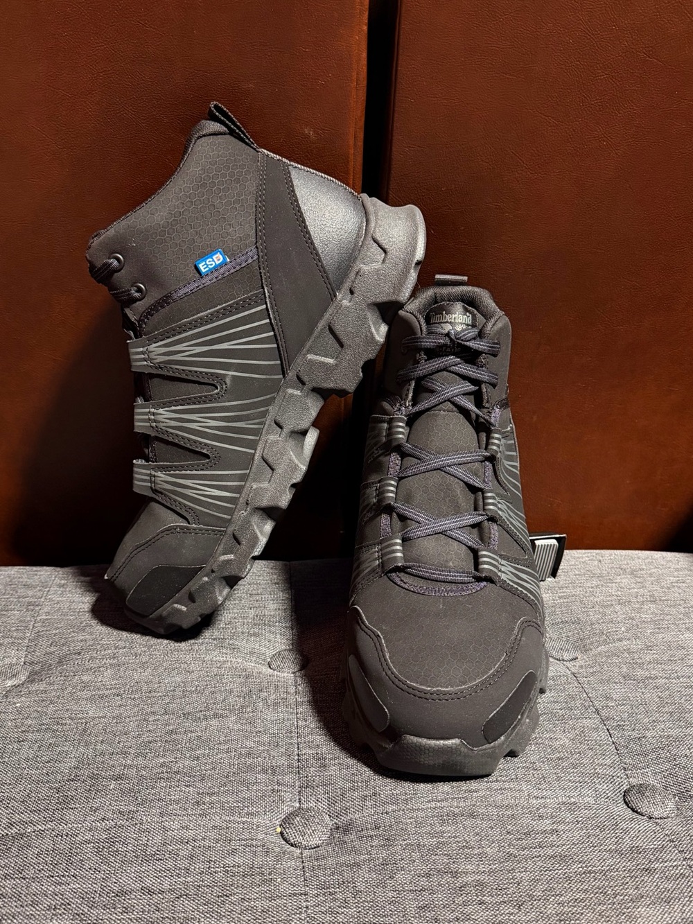 Timberland PRO Powertrain Mid AL ESD Work Boots Size 8.5 NEW